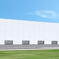Factory building renderings 3d model