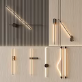 Strip Lamp Strip Lamp Simple Wall Lamp Creative Wall Lamp 3d model