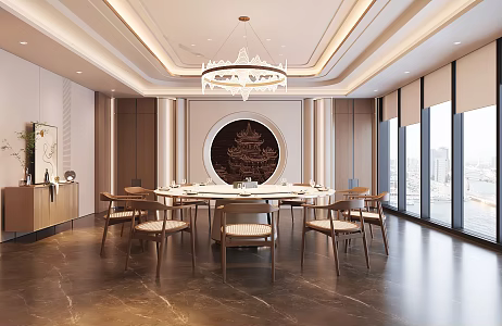 Box Room Restaurant Box Catering Room Catering Room 3d model