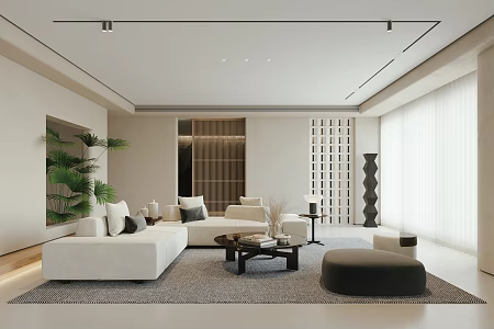 The Silent Living Room 3d model