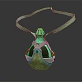 Light Green Daily Electrical Appliance Featuring Metal Body Bottle Shape And Green Strap Design