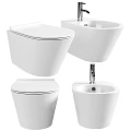 Modern toilet 3d model