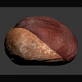 Vibrant Artisan Bread With Red Berry Glaze And Golden Crusty Surface