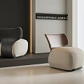 Modern single sofa 3d model