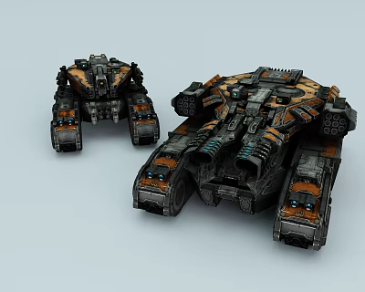 Modern Tanks 3d model