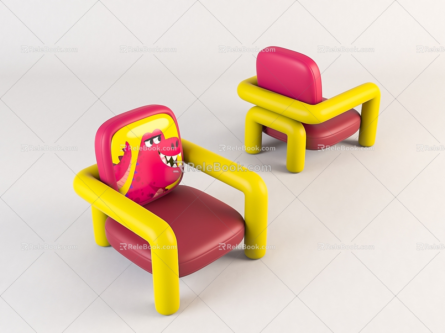 Modern Children's Chair Home Chair model