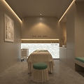 Beauty SPA Room Massage Bed Beauty Salon Design Beauty Nail Room Design 3d model