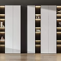 Modern bookcase 3d model