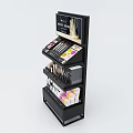 Modern Cosmetic Display Shelf With Multi Tiered Design For Retail Product