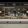 Fresh Fruit Store With Variety Of Wholesale Fruits And Well Arranged Display Counter