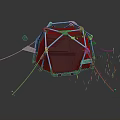 Modern Spherical Camping Tent With Sturdy Metal Frame And Support Poles