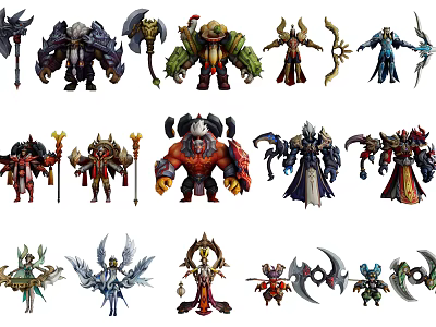 Game Role 3d model Game Role 3d model