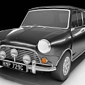 Sedan Mini Mini Vintage Car 3d model