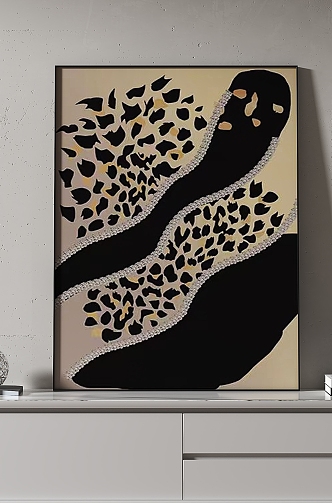 Simple abstract decorative painting 3d model