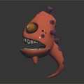 Modern Game Character Monster Head Monster Head Monster 3d model