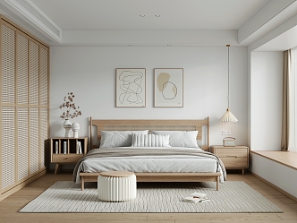 Nordic Bedroom 3d model