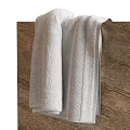 Soft Towels and Daily Washing Essentials for Bathroom with Wooden Side Table Plush Rug