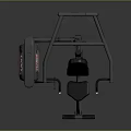 Gray And Black Seated Chest Press Machine With Ergonomic Seat For Strength Training