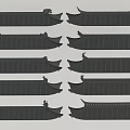 Traditional Chinese Roof Tile Designs With Classic Eaves And Multiple Styles