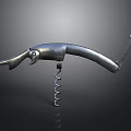 Vintage Duck Shaped Metal Corkscrew With Spiral Wine Opener Tool