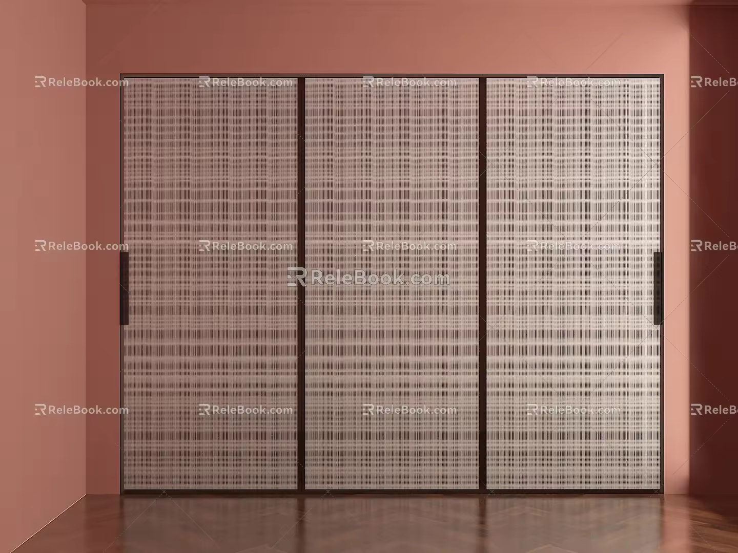 Modern sliding door 3d model