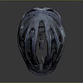 Blue Metallic Weapon With Hollow Patterns And Shiny Surface Finish