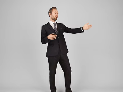 modern man 3d model