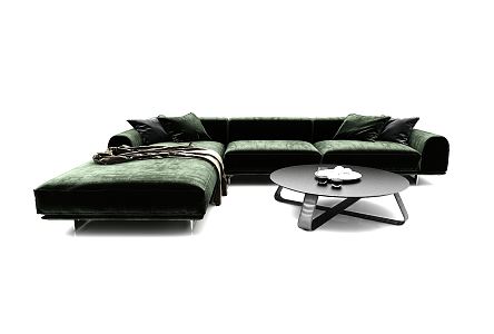 modern corner sofa 3d model