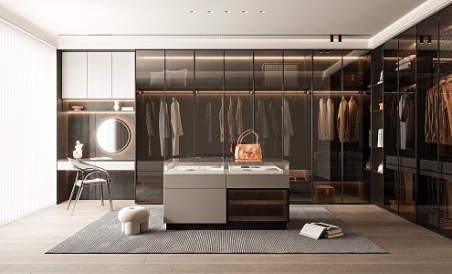 Modern Cloakroom 3d model