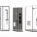 Various Modern Shower Sauna Enclosure Designs With Glass Doors And Shower Fixtures
