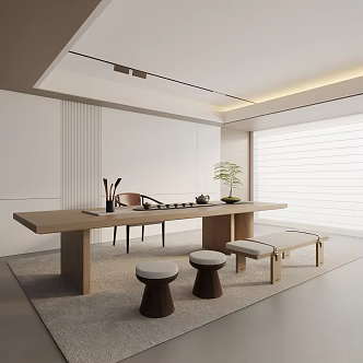 Modern Tea Room 3d model
