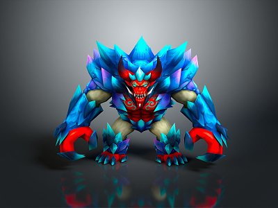 Monster Warrior Alien Monster Alien Monster 3d model