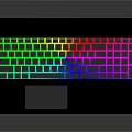 High Performance Gaming Laptop With RGB Backlit Keyboard And Dynamic Display Graphics 3d model