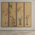 New Chinese Decorative Painting 3d model