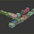 Makeshift Buildings With Various Colors And Mixed Materials In Densely Arranged Shanty Town