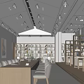 Modern Library Company Rest Area 3d model