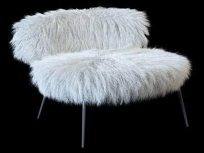 Armchair modern sofa seat 3d model