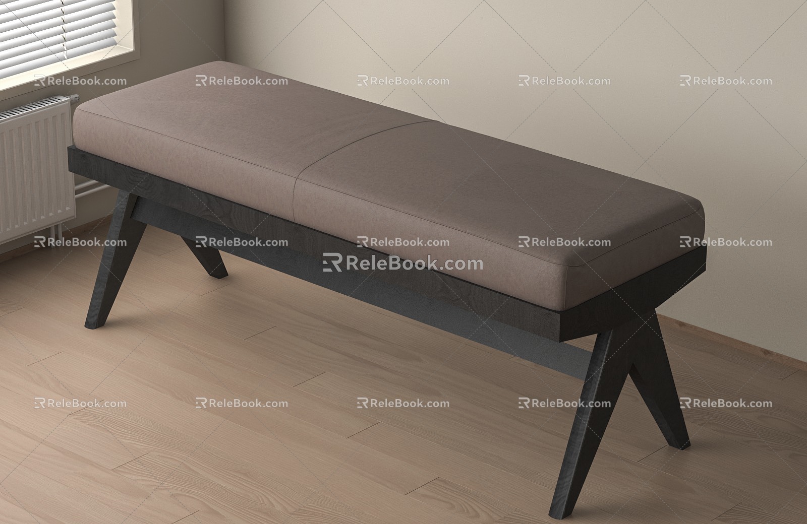 Modern Sofa Bench 3d model