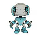 Intelligent robot toy robot 3d model
