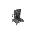 Tire Testing Equipment With Metal Frame Fixed Tire And Support Base
