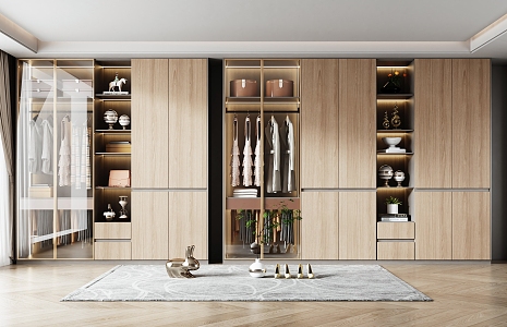 Modern wardrobe 3d model