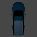 Blue JDM Sport Wagon With Black Rims And Modified Sporty Body Design