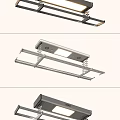 Modern Retractable Clothes Hanger With LED Light And Stainless Steel Structure Design 3d model