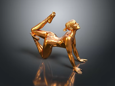 Woman Yoga Female Beauty Female Youth Girl Female Character Girl 3d model