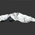 Artistic Wrinkled White Paper With Blue Texture On Black Background