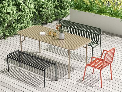 Modern outdoor tables and chairs model