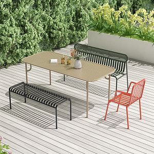 Modern outdoor tables and chairs 3d model