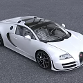 White Luxury Sports Car With Sleek Design Black Roof And Alloy Wheels
