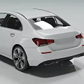 Modern White Sedan Featuring Sleek Body Design Front Grille And Alloy Wheels