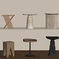 Middle ancient style side a few 3d model